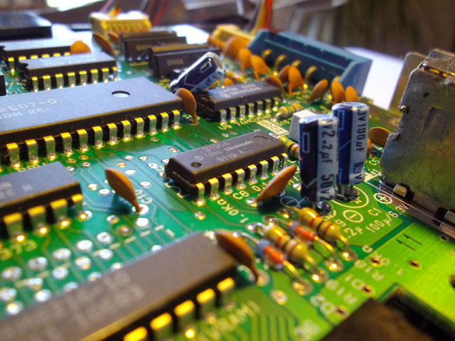 une photo de la puce zonage nintendo nes